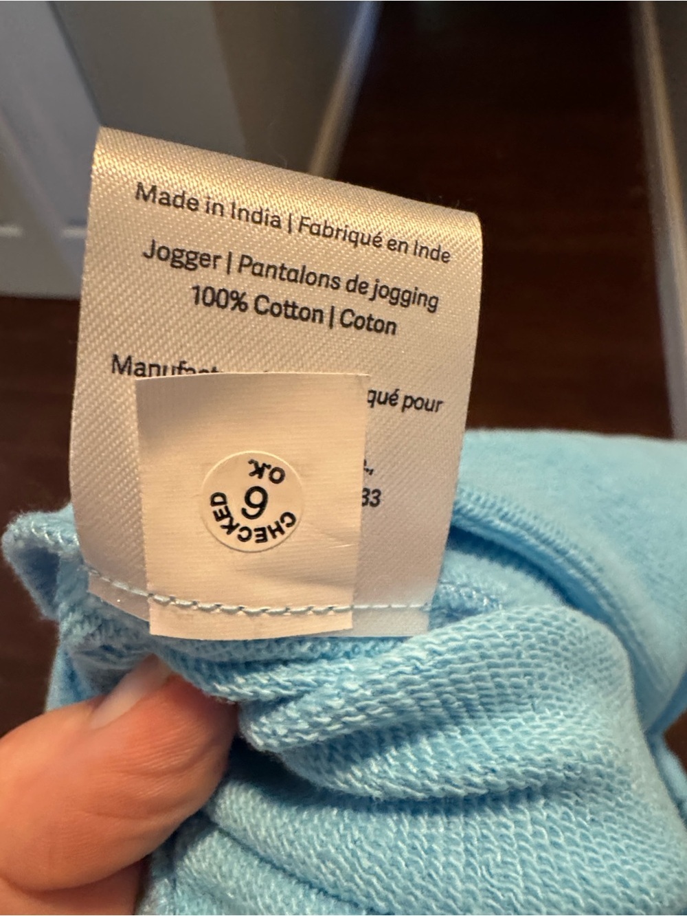 Year of Ours Light Blue Women's Jogger Track Pants - Picture 8 of 8